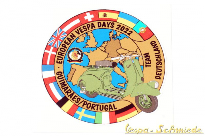 Aufkleber "European Vespa Days 2022"